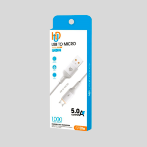 HUD PD-22 USB to Micro 120W Fast Charging Data Cable 1M 5A